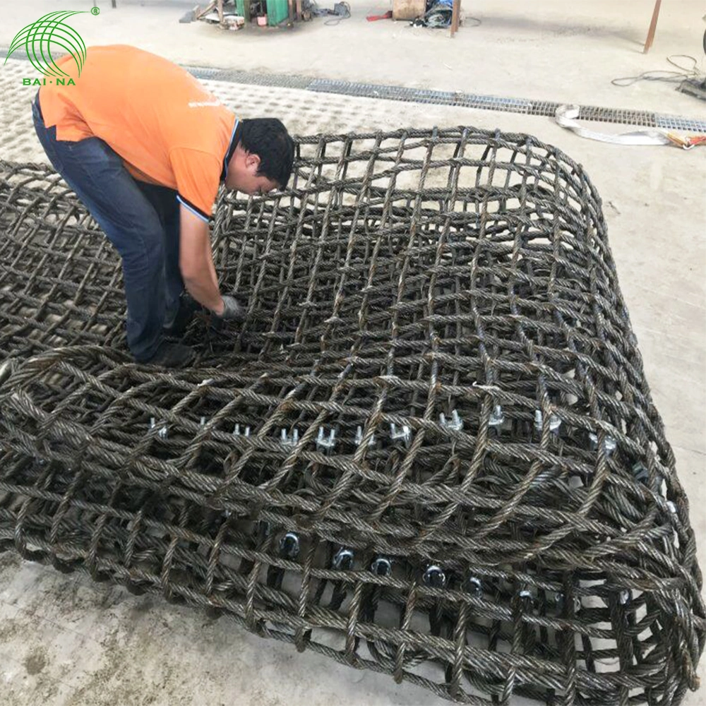 China Profession Manufacturer Stainless Steel Wire Rope Cargo Net