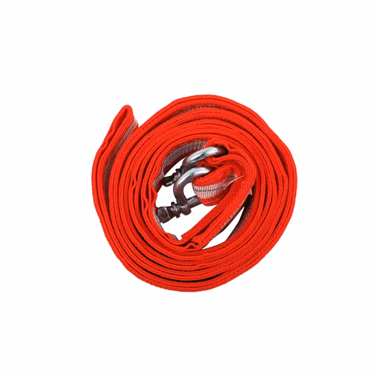 Synthetisches Windenseil mit Haken. Auto-Abschleppseil mit hochwertigem synthetischem Windenseil