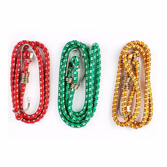 Heißer Verkauf, robuste elastische Bungee-Seile mit Haken, 28-teiliges Sortiment mit 4 Planen-Clips, Organizer-Tasche, Baldachin-Krawatte