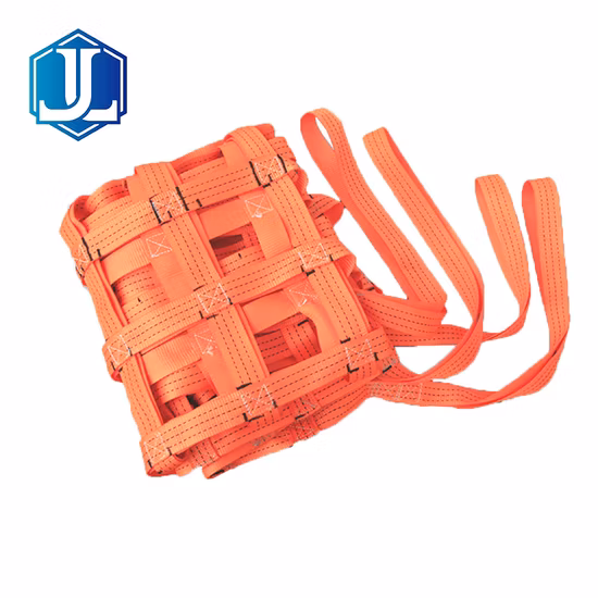 Robustes 1,54" x 88" grünes Gurtband aus Polyester für LKW-Ladefläche, Ladungssicherungsnetz für Pickup-Trucks mit Nockenschnallen und Karabinerhaken